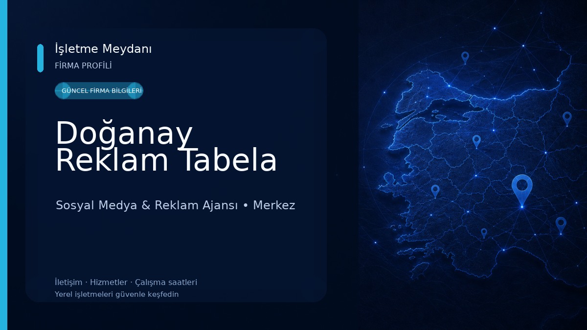 Doğanay Reklam Tabela 