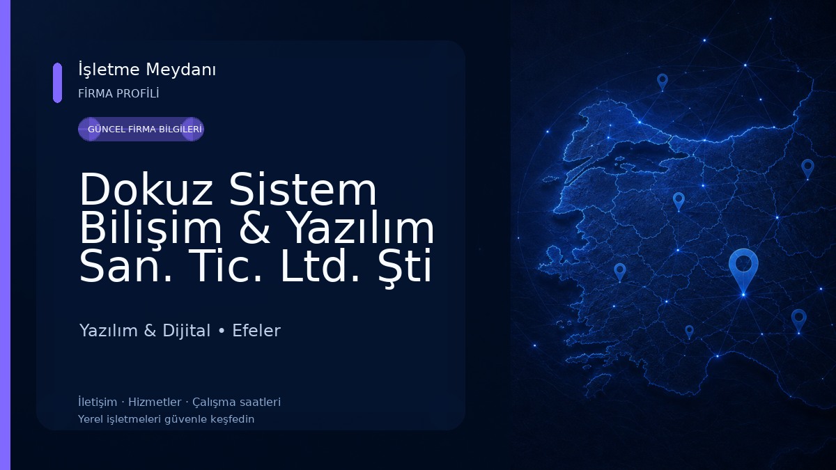 Dokuz Sistem Bilişim & Yazılım San. Tic. Ltd. Şti