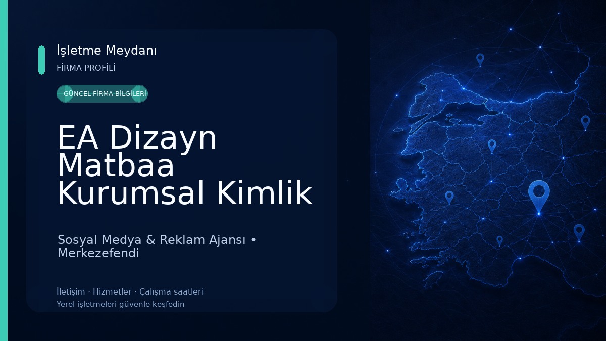 EA Dizayn Matbaa Kurumsal Kimlik Web Tasarım Sosyal Medya Danışmanlık Hizmetleri Sosyal Medya & Reklam Ajansı