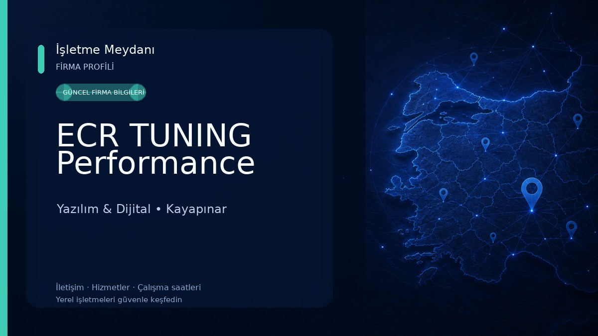 ECR TUNING Performance Yazılım & Dijital