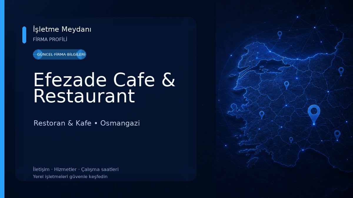 Efezade Cafe & Restaurant Restoran & Kafe
