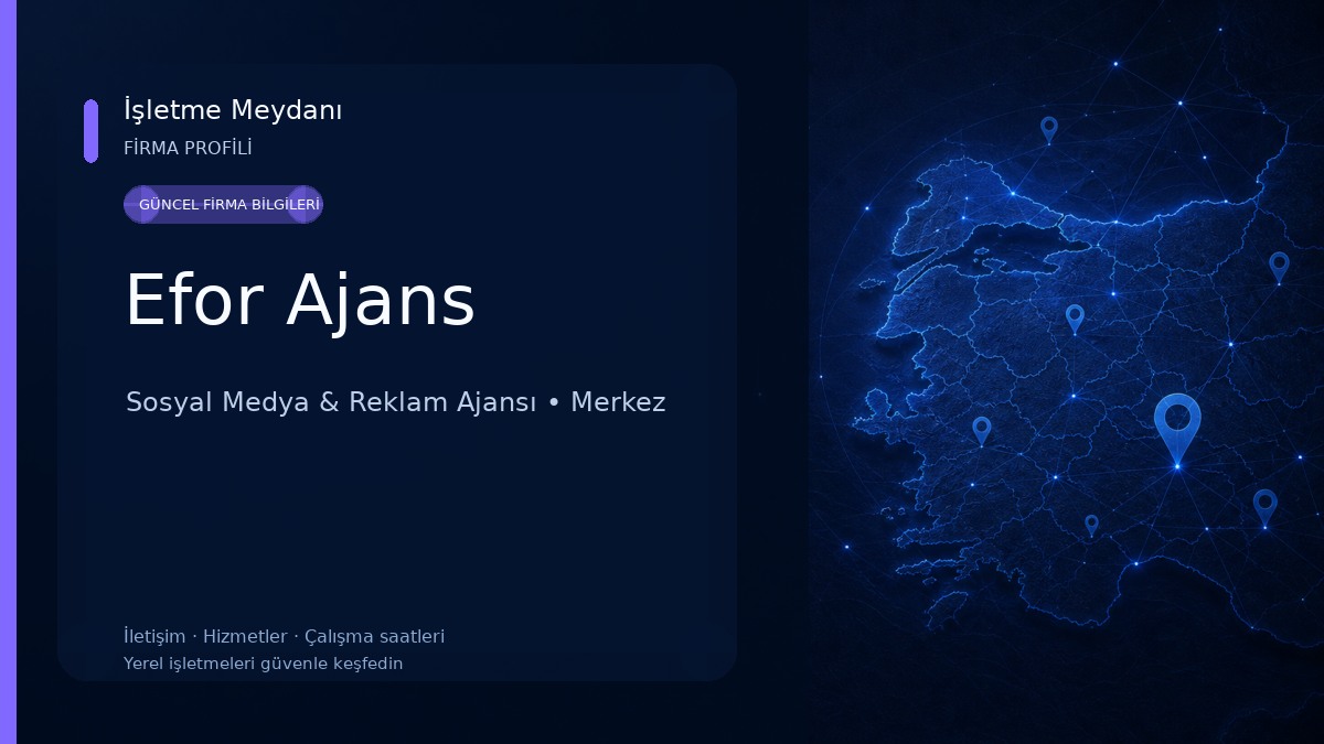 Efor Ajans Sosyal Medya & Reklam Ajansı