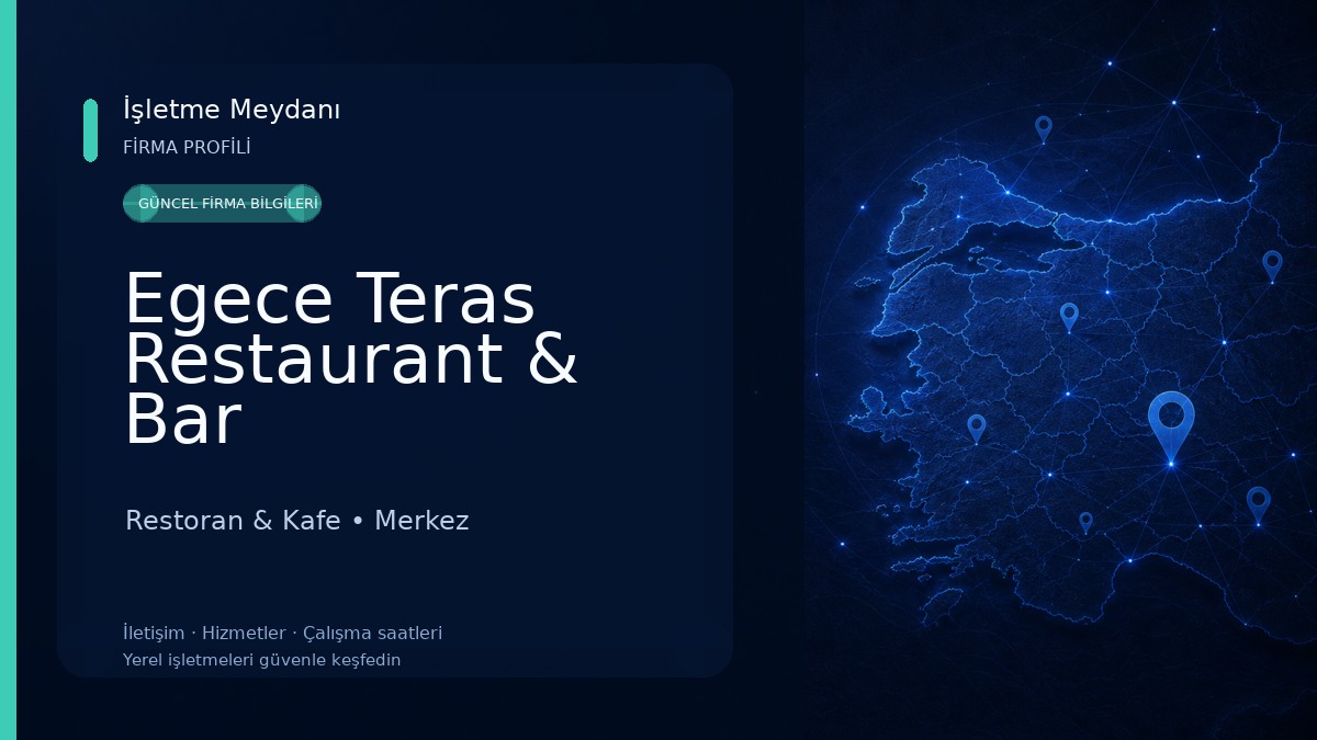 Egece Teras Restaurant & Bar Restoran & Kafe