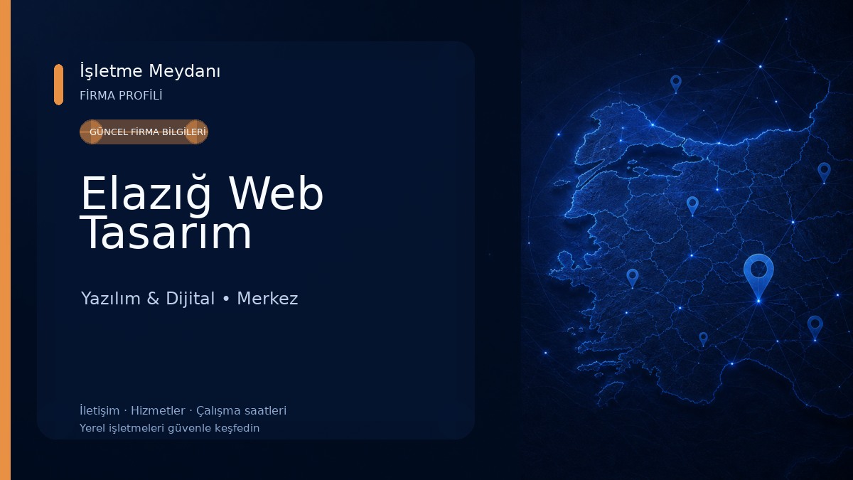 Elazığ Web Tasarım