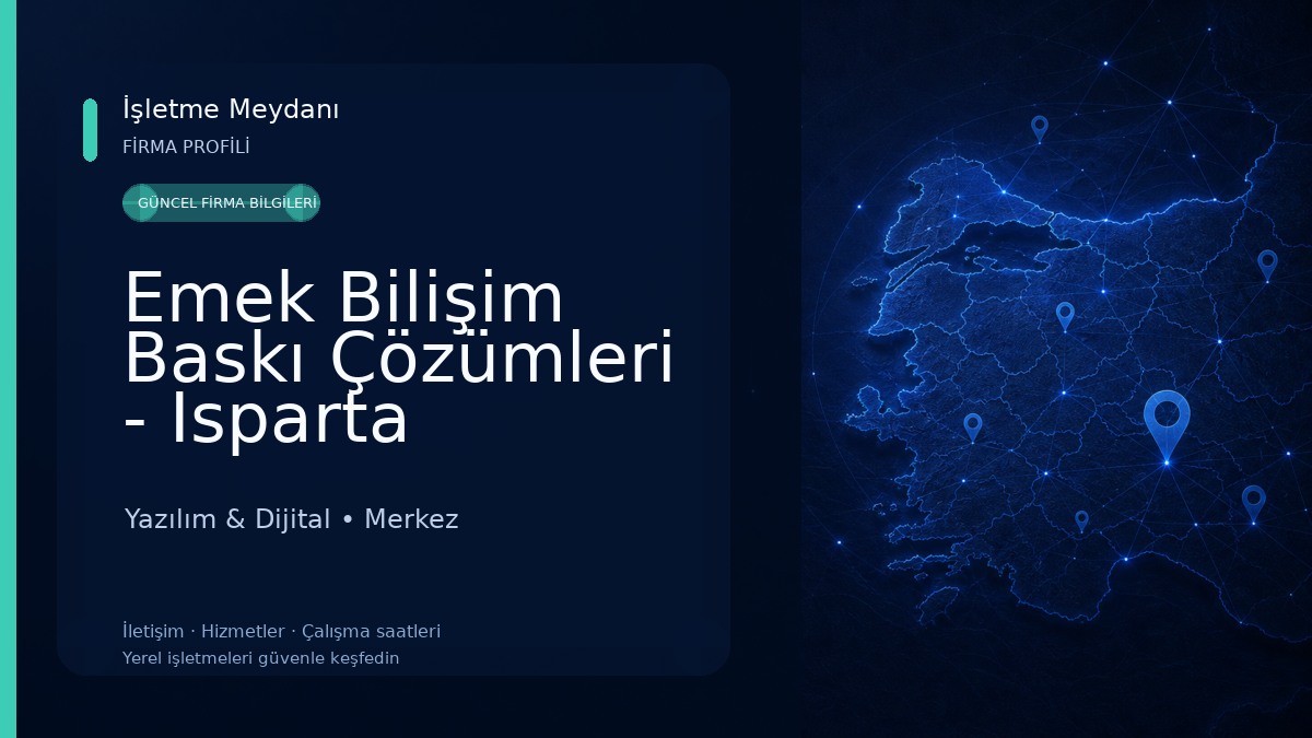 Emek Bilişim Baskı Çözümleri - Isparta Davetiye Dünyası - Bitmeyen Kartuş Yazılım & Dijital