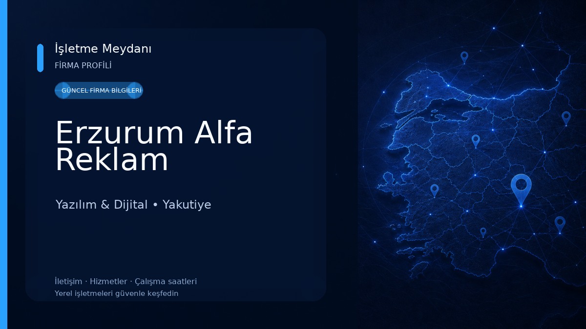 Erzurum Alfa Reklam