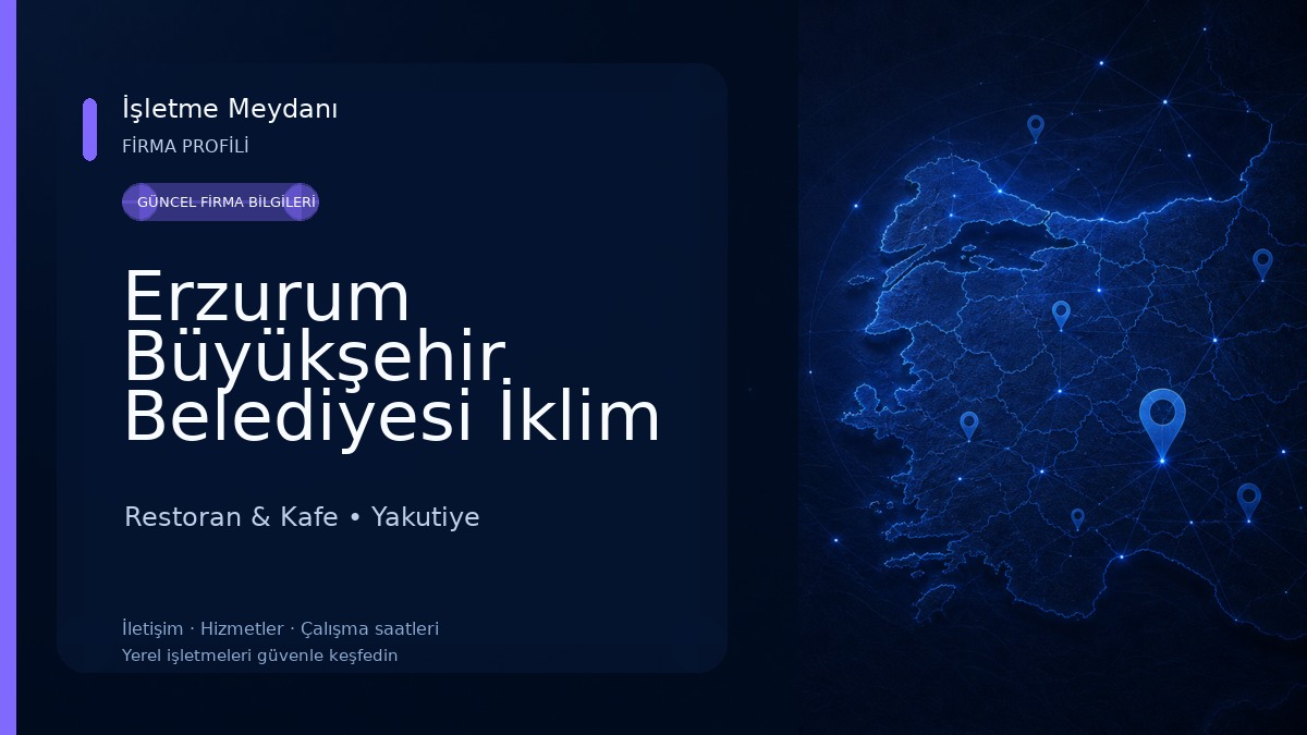 Erzurum Büyükşehir Belediyesi İklim Ve Sıfır Atık Kafe Restoran & Kafe