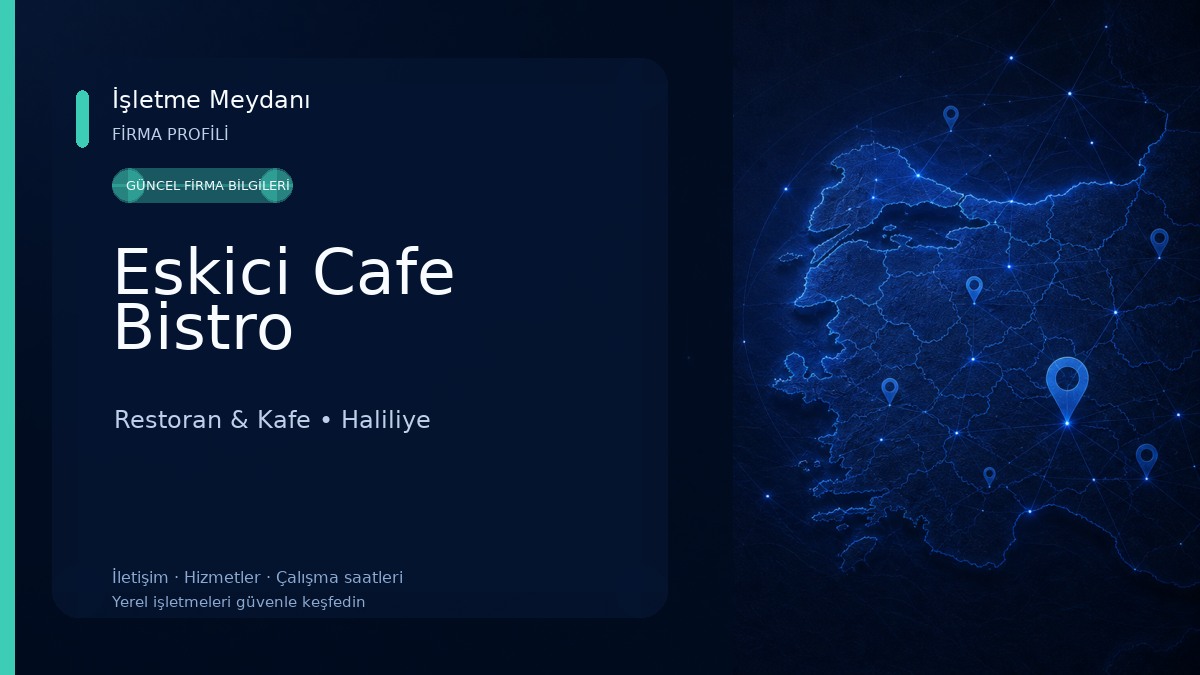 Eskici Cafe Bistro Restoran & Kafe