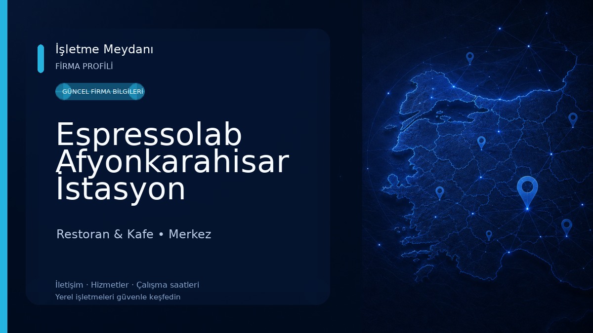 Espressolab Afyonkarahisar İstasyon Caddesi 