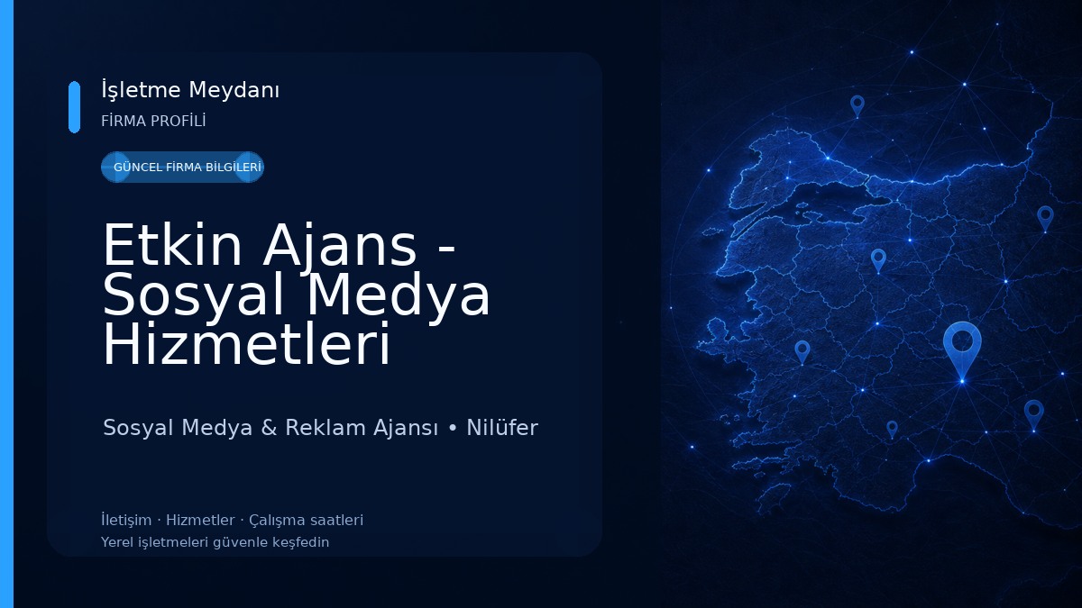 Etkin Ajans - Sosyal Medya Hizmetleri