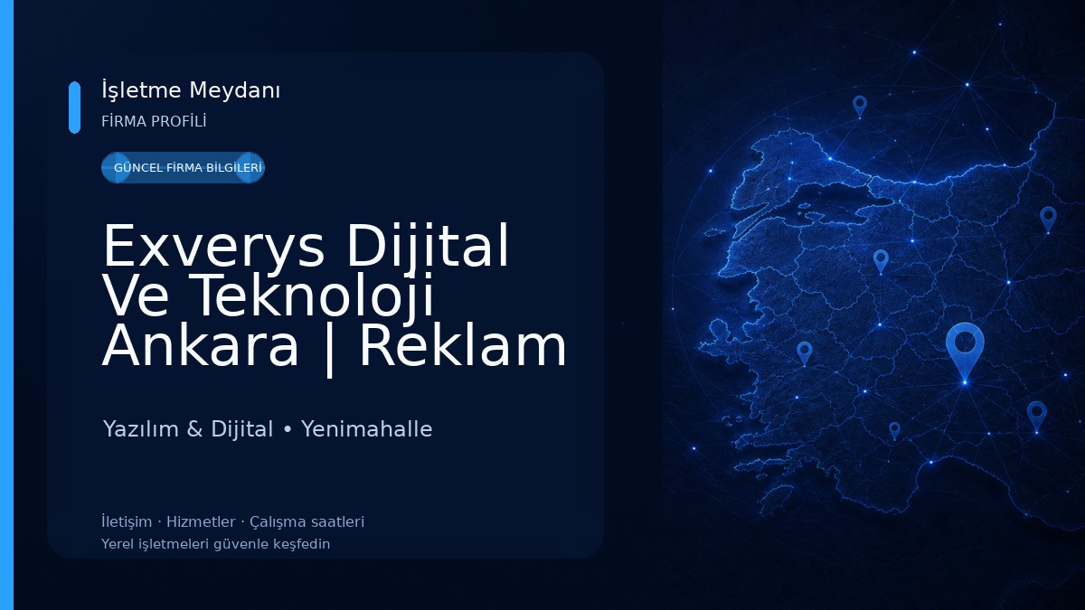 Exverys Dijital Ve Teknoloji Ankara | Reklam Yönetimi, Sosyal Medya Yönetimi ve Yazılım Hizmeti Yazılım & Dijital