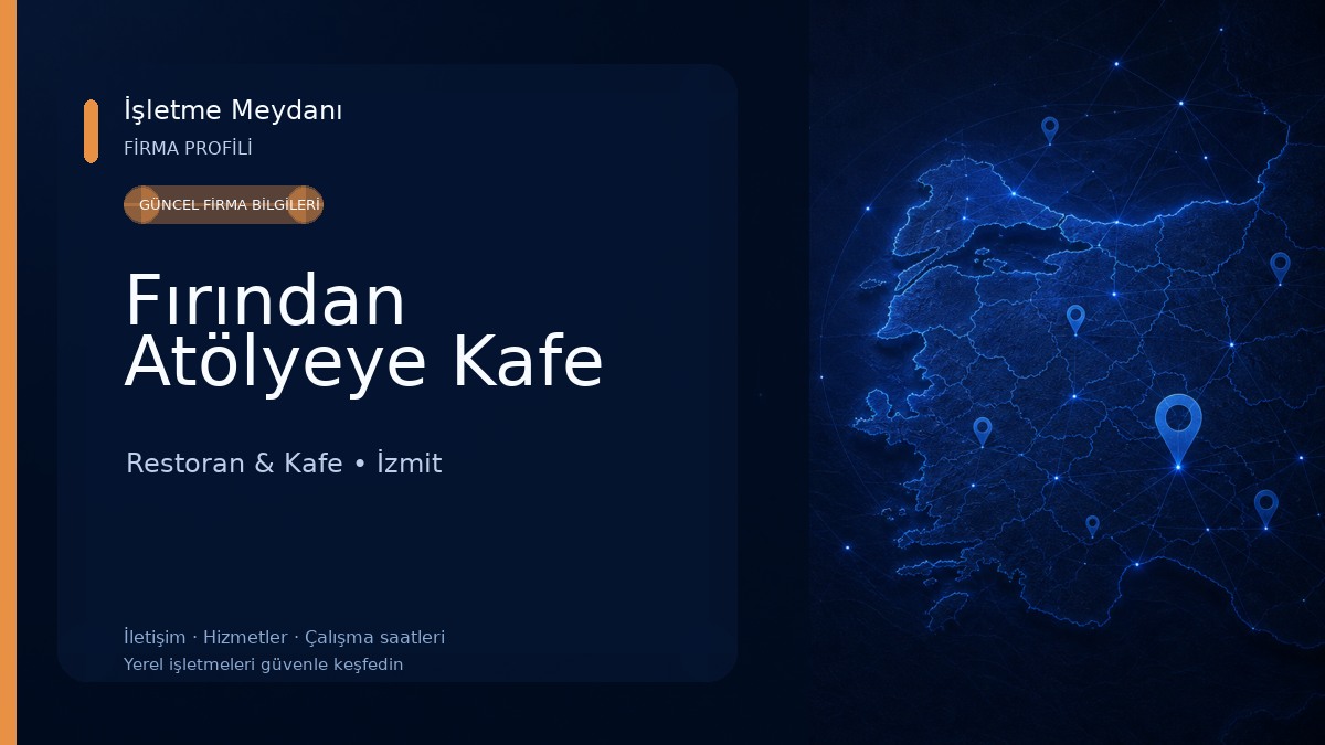 Fırından Atölyeye Kafe