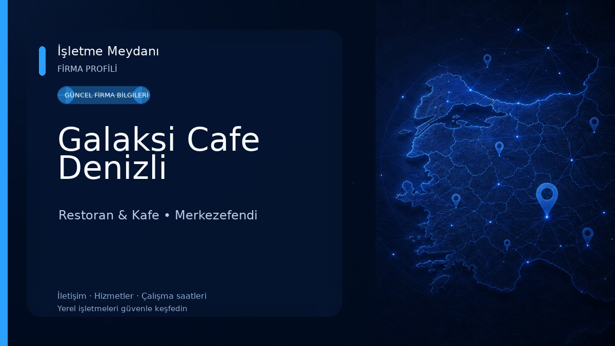 Galaksi Cafe Denizli Restoran & Kafe