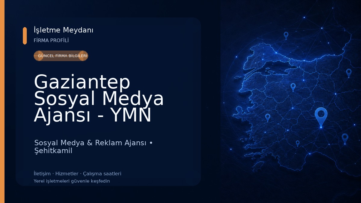 Gaziantep Sosyal Medya Ajansı - YMN Creative Sosyal Medya & Reklam Ajansı