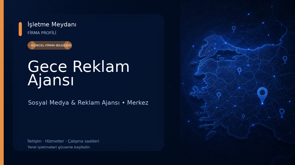 Gece Reklam Ajansı Sosyal Medya & Reklam Ajansı
