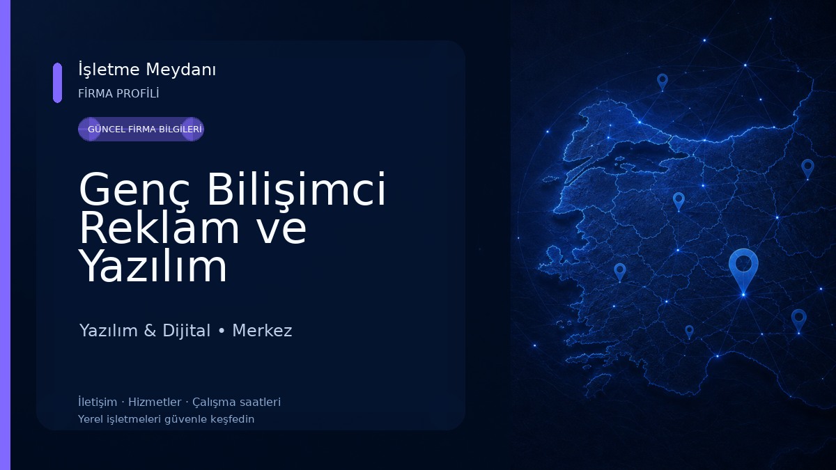 Genç Bilişimci Reklam ve Yazılım Hizmetleri 