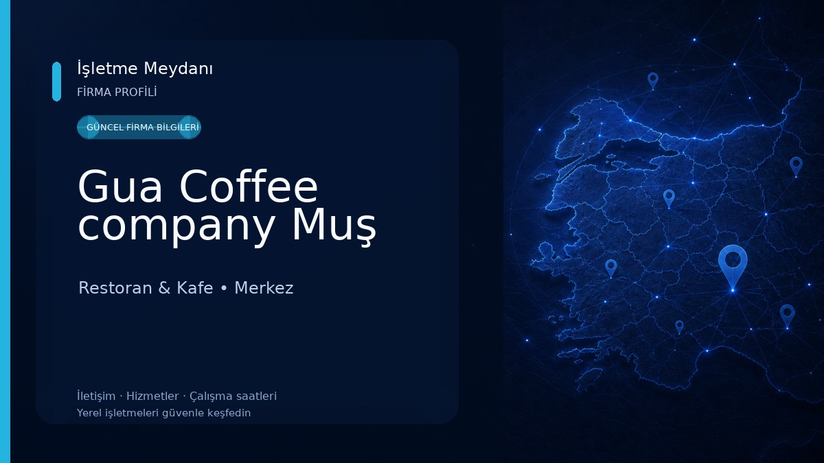 Gua Coffee company Muş Restoran & Kafe