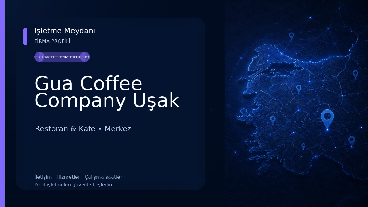 Gua Coffee Company Uşak Restoran & Kafe