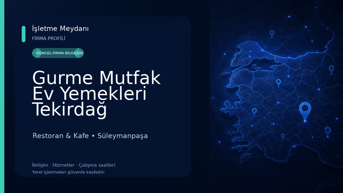 Gurme Mutfak Ev Yemekleri Tekirdağ Restoran & Kafe
