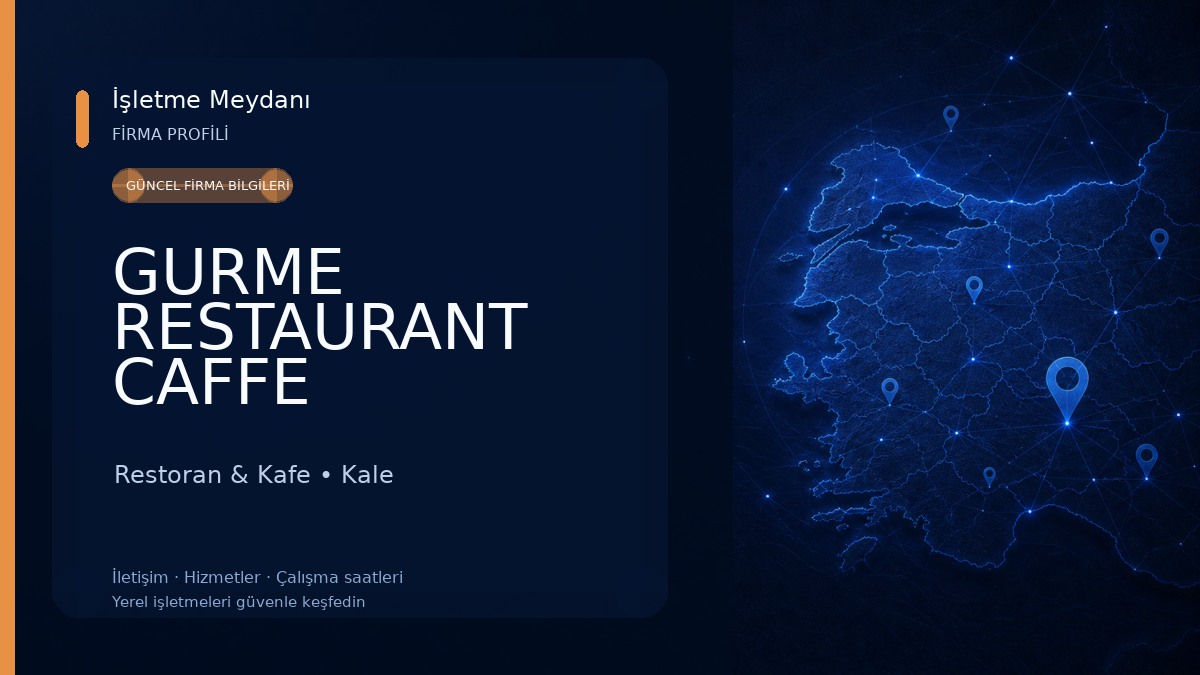 GURME RESTAURANT CAFFE Restoran & Kafe
