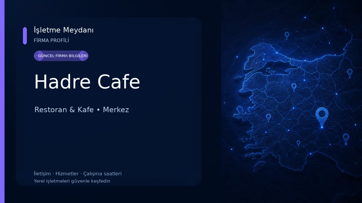 Hadre Cafe Restoran & Kafe