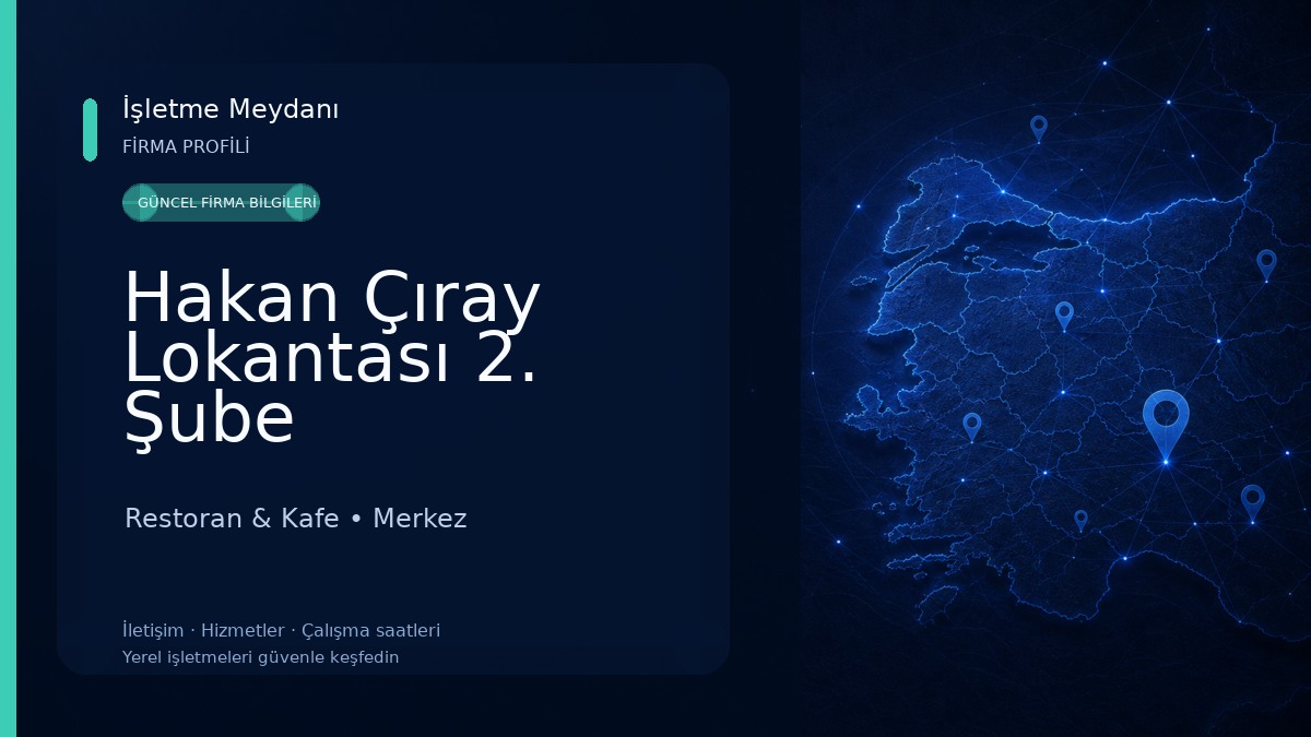 Hakan Çıray Lokantası 2. Şube Restoran & Kafe