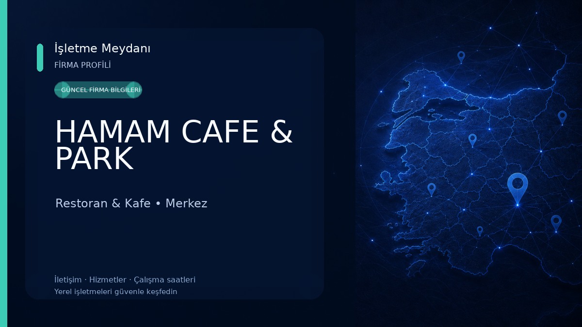 HAMAM CAFE & PARK Restoran & Kafe