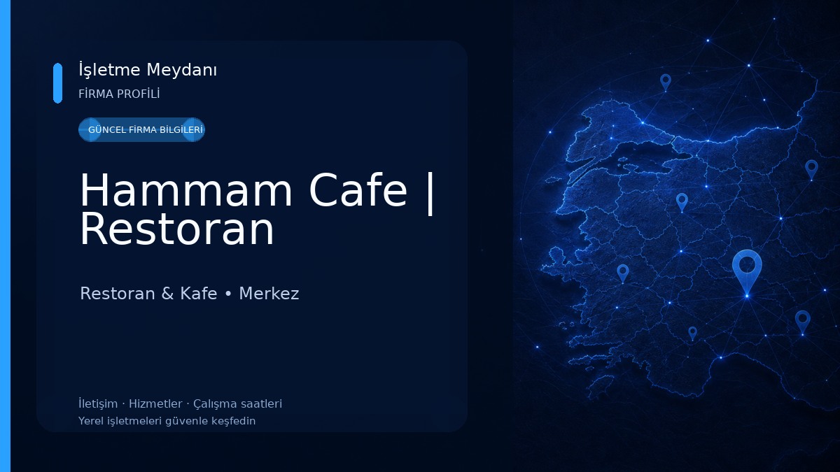 Hammam Cafe | Restoran Restoran & Kafe