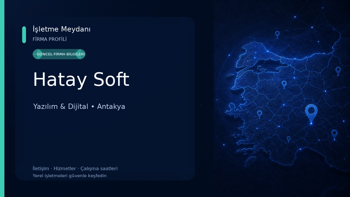 Hatay Soft Yazılım & Dijital