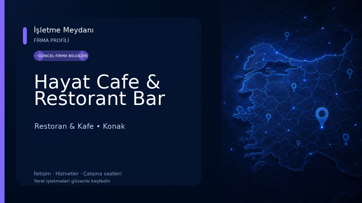 Hayat Cafe & Restorant Bar Restoran & Kafe