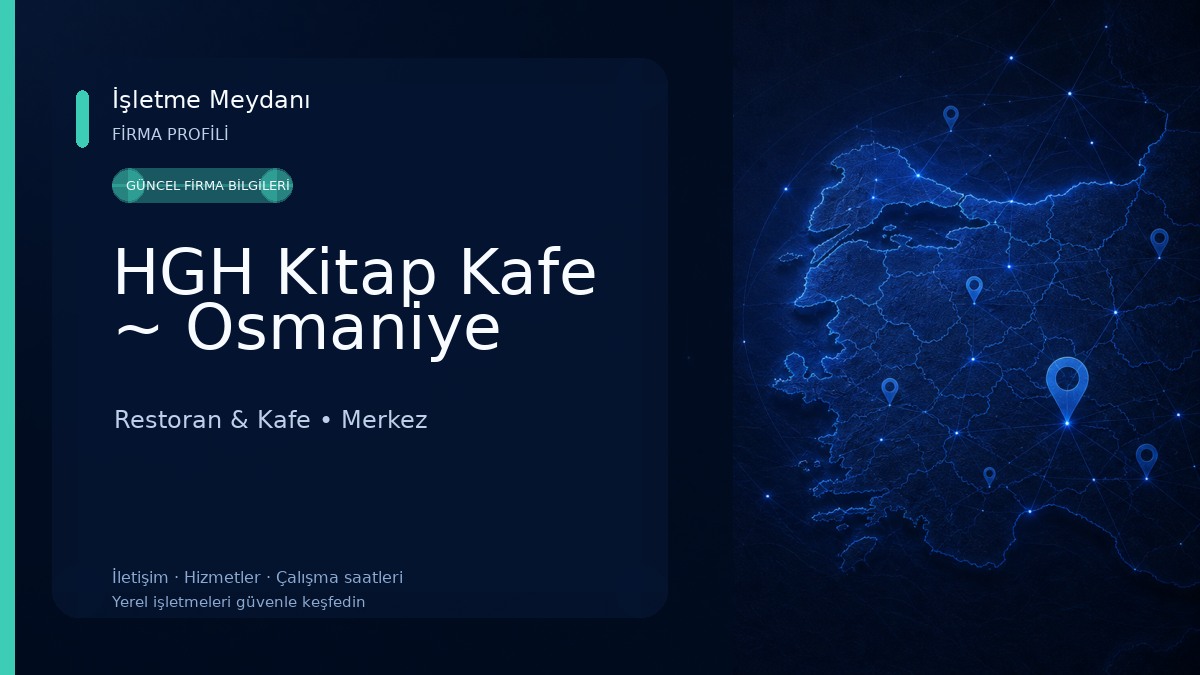 HGH Kitap Kafe ~ Osmaniye