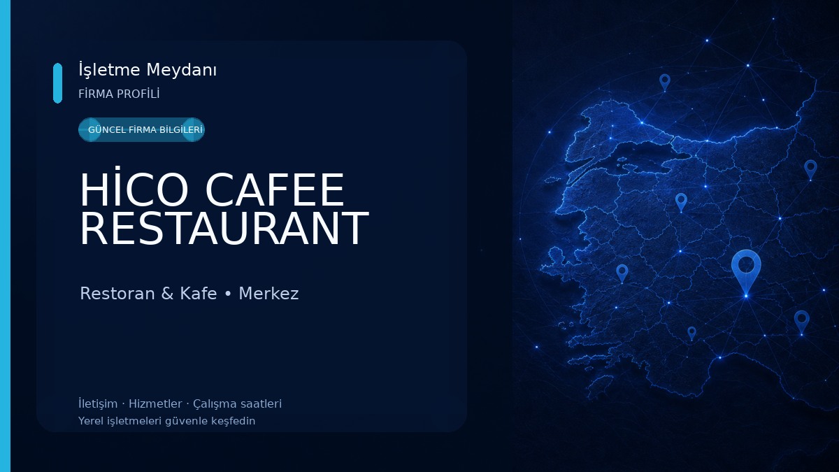 HİCO CAFEE RESTAURANT Restoran & Kafe
