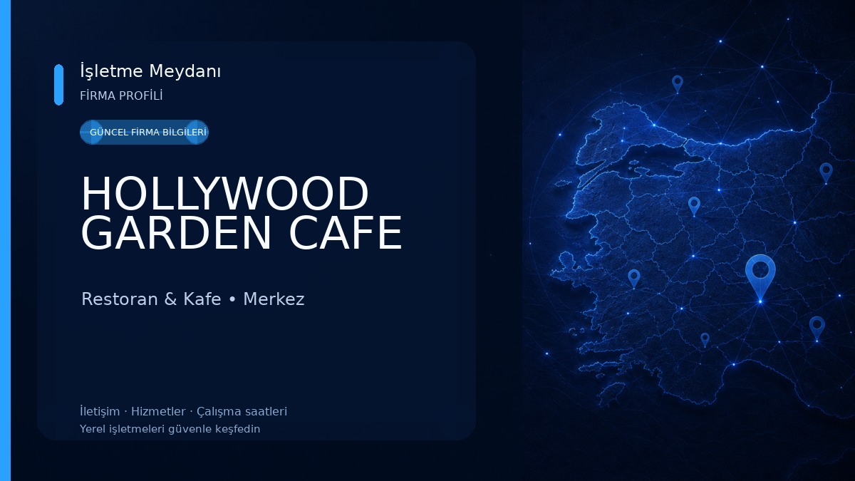 HOLLYWOOD GARDEN CAFE Restoran & Kafe