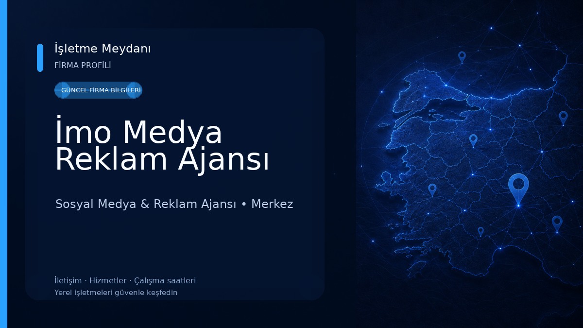 İmo Medya Reklam Ajansı Sosyal Medya & Reklam Ajansı