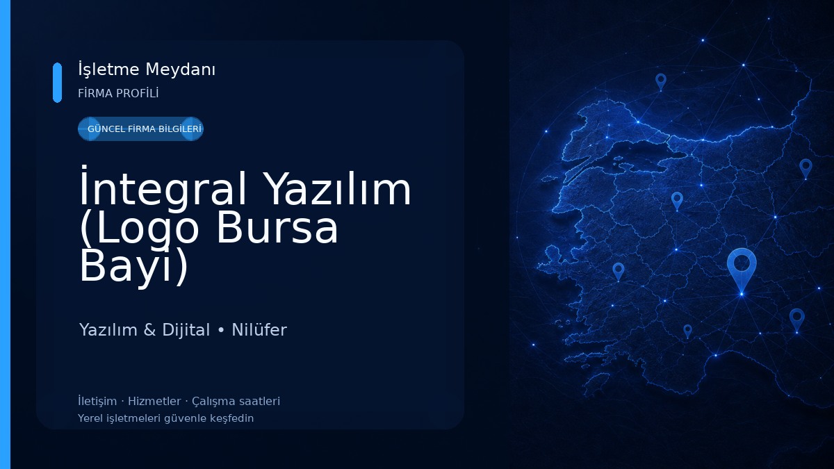 İntegral Yazılım (Logo Bursa Bayi) Yazılım & Dijital