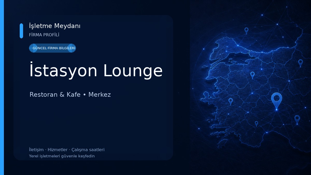 İstasyon Lounge Restoran & Kafe