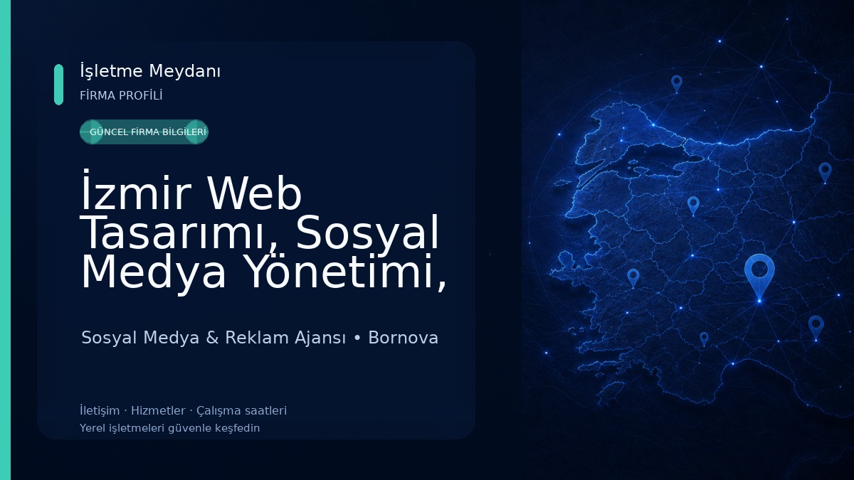 İzmir Web Tasarımı, Sosyal Medya Yönetimi, E-Ticaret, Dijital Pazarlama Ajansı Sosyal Medya & Reklam Ajansı
