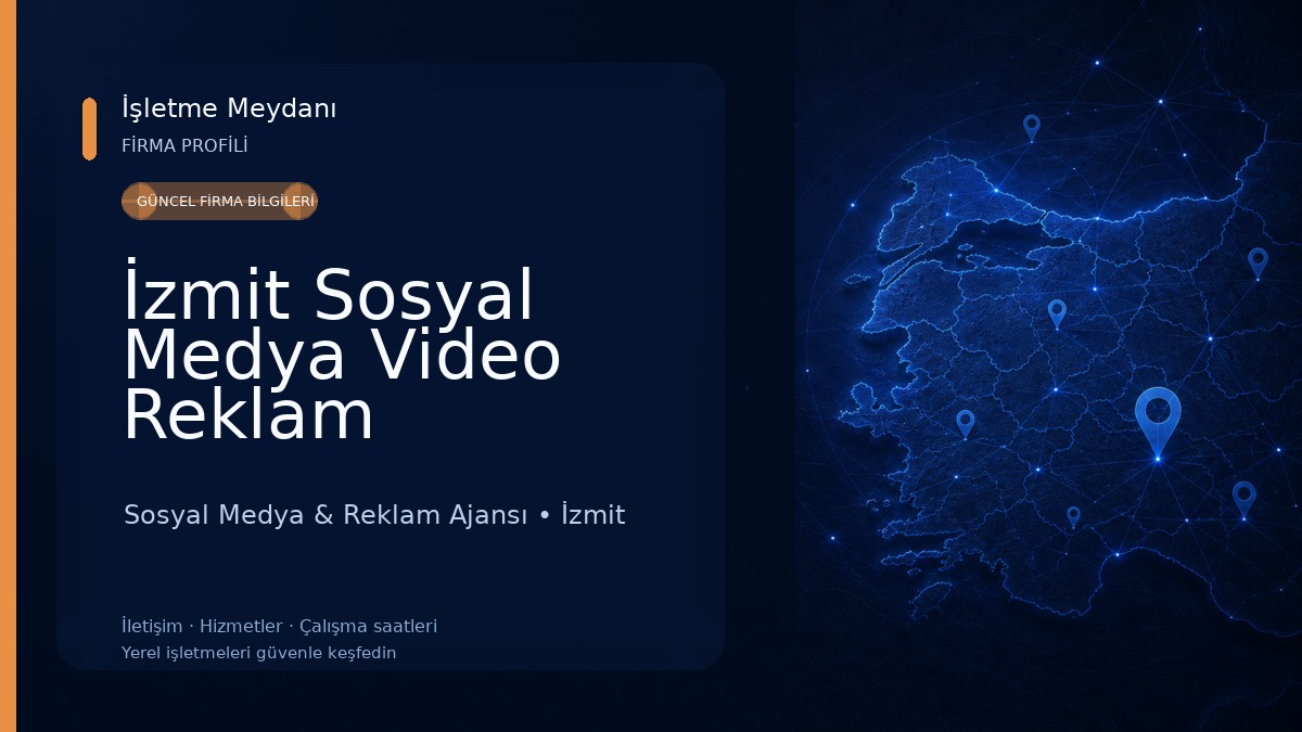 İzmit Sosyal Medya Video Reklam Çekimleri - Deniz Dijital 