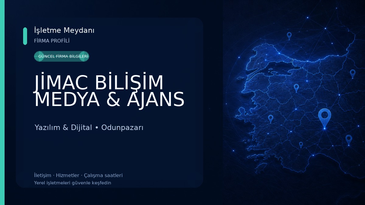 JİMAC BİLİŞİM MEDYA & AJANS Yazılım & Dijital