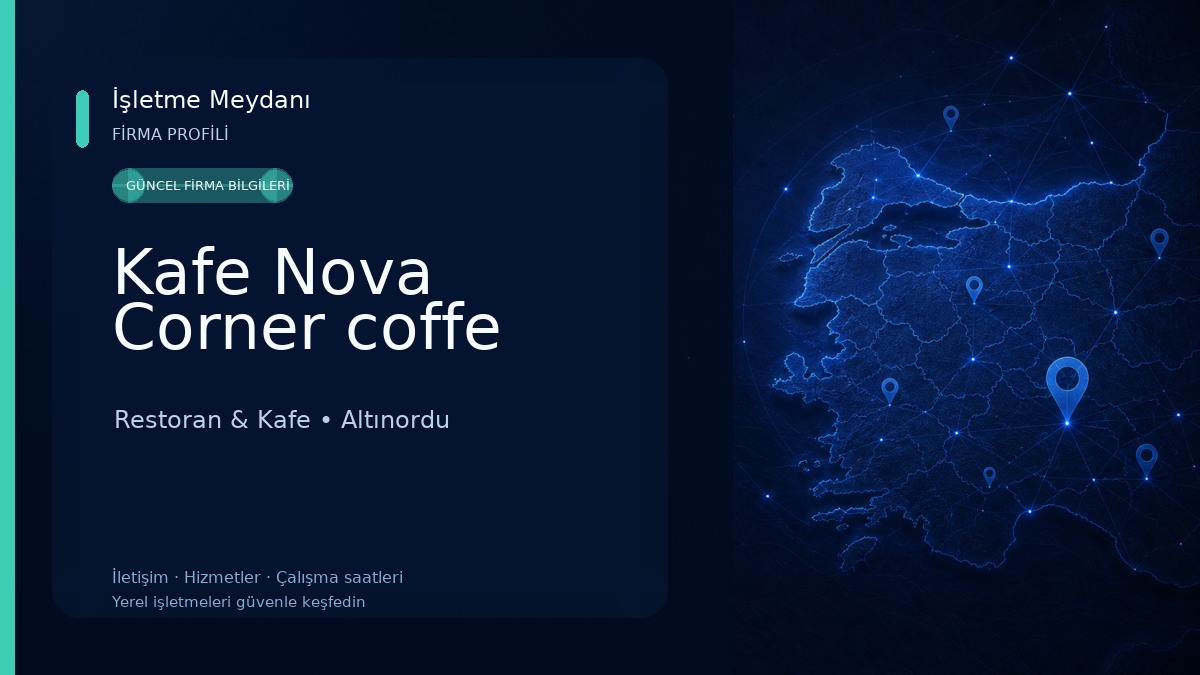 Kafe Nova Corner coffe