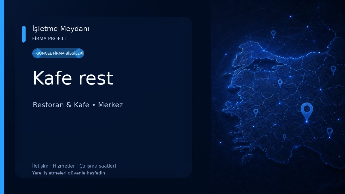 Kafe rest