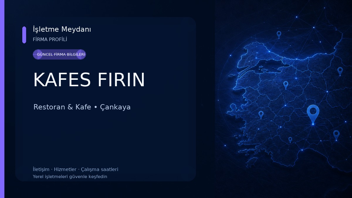 KAFES FIRIN Restoran & Kafe
