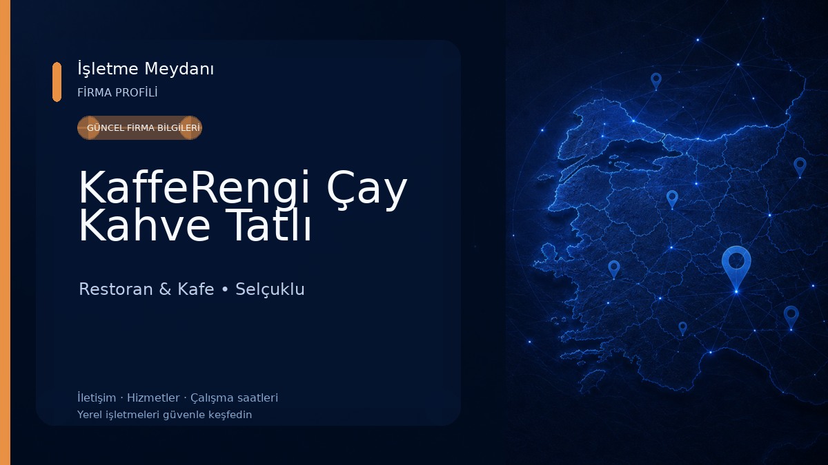KaffeRengi Çay Kahve Tatlı 