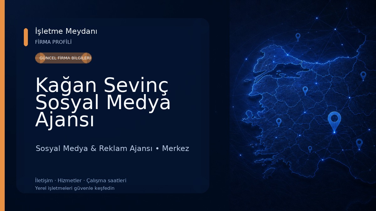 Kağan Sevinç Sosyal Medya Ajansı Sosyal Medya & Reklam Ajansı