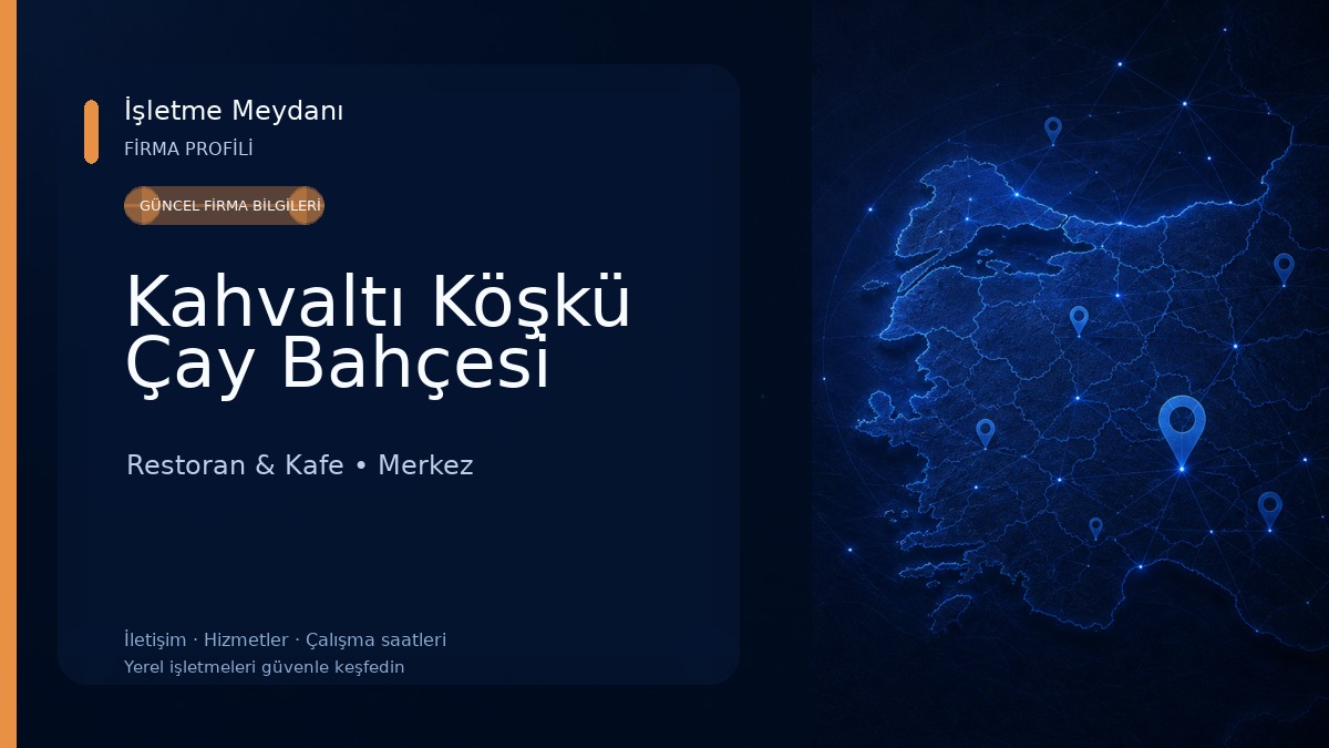 Kahvaltı Köşkü Çay Bahçesi