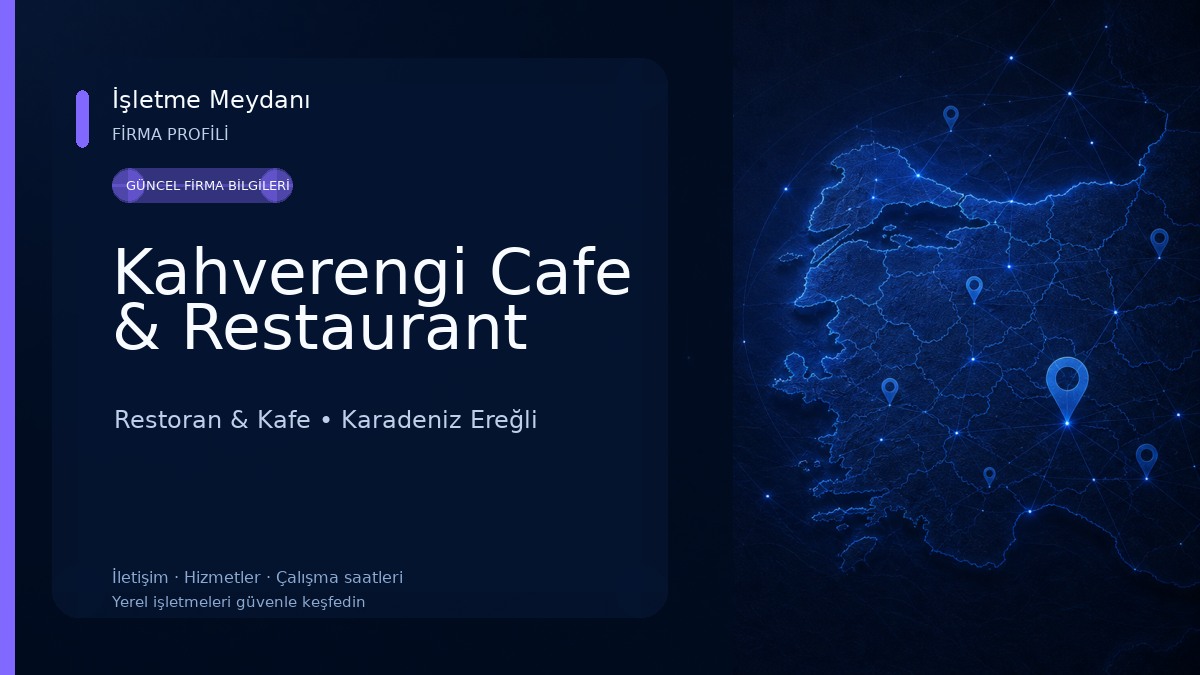 Kahverengi Cafe & Restaurant Restoran & Kafe