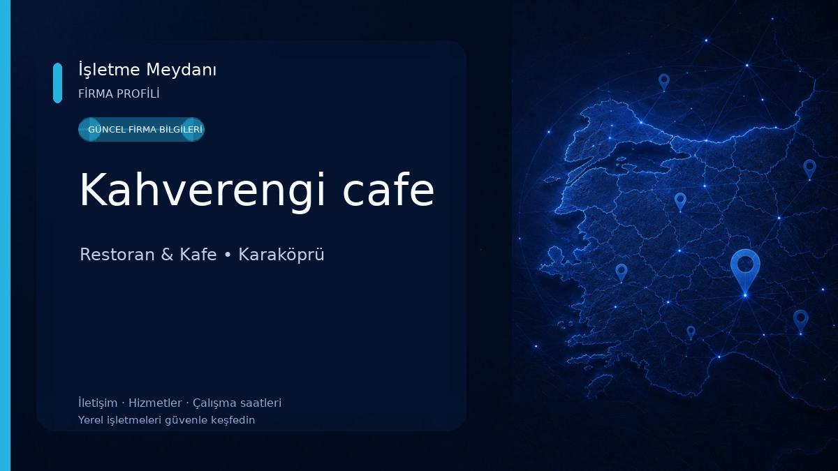 Kahverengi cafe 
