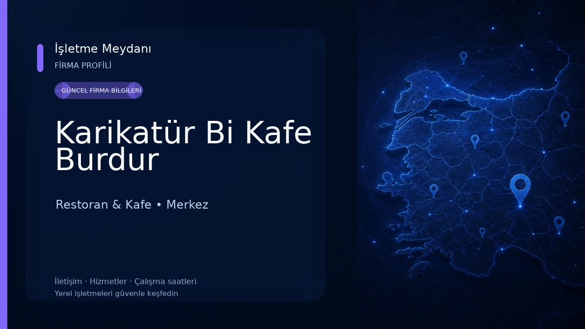 Karikatür Bi Kafe Burdur Restoran & Kafe