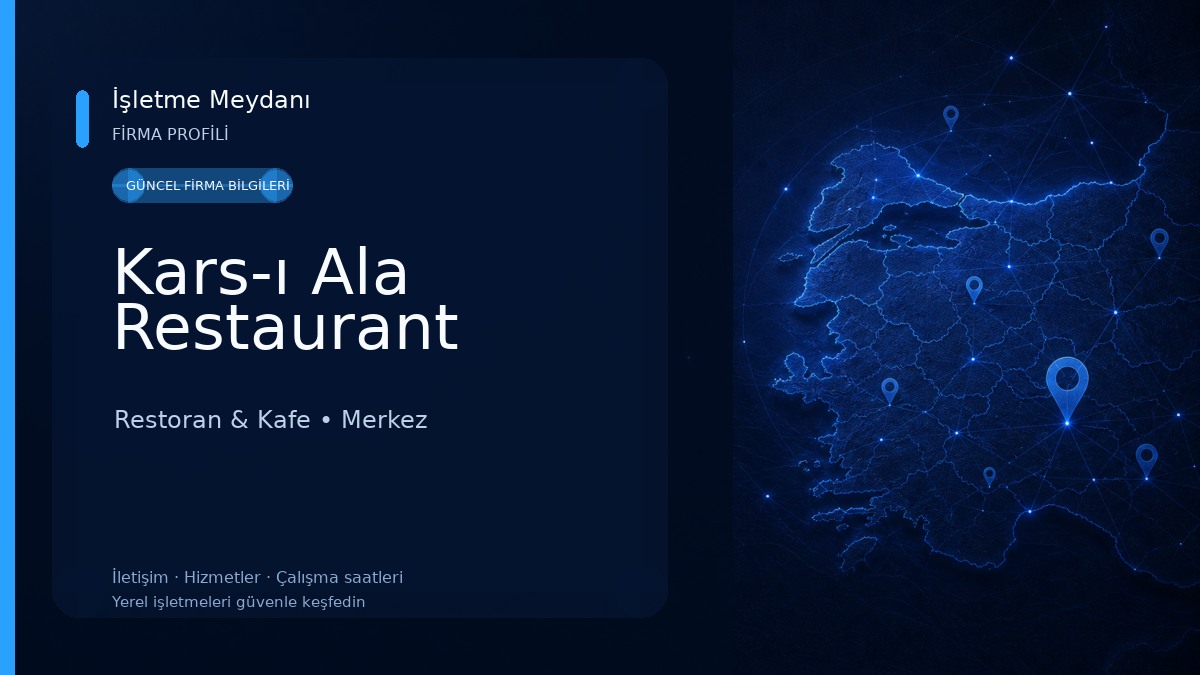Kars-ı Ala Restaurant Restoran & Kafe