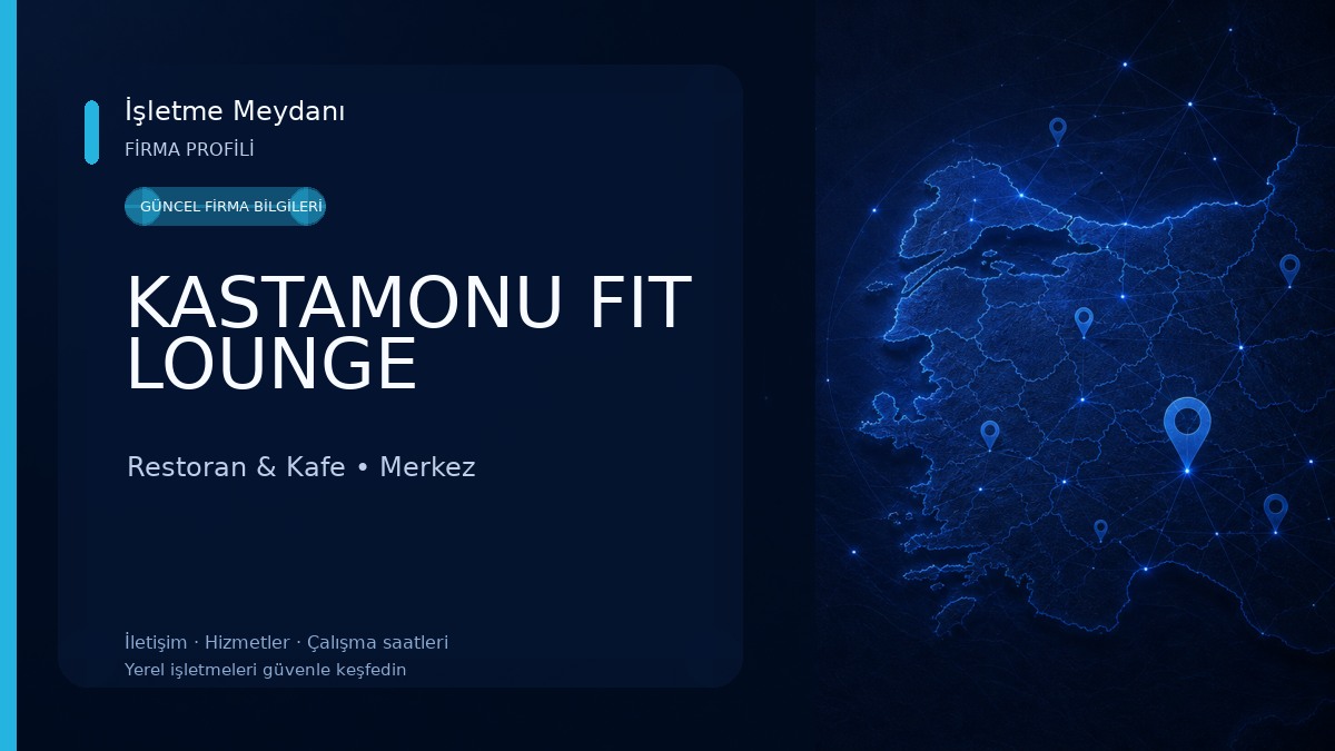 KASTAMONU FIT LOUNGE Restoran & Kafe